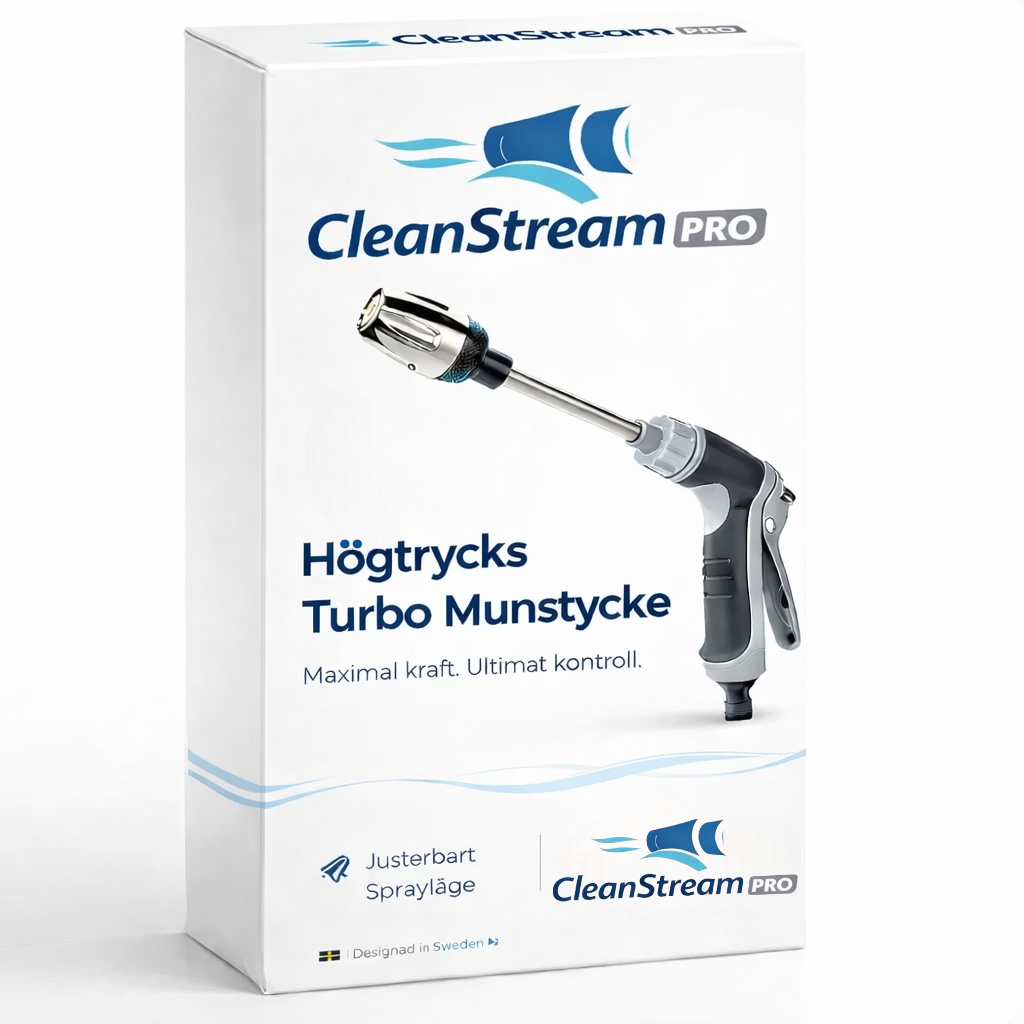CleanStream PRO™ - Förvandla slangen till rengöringskraft